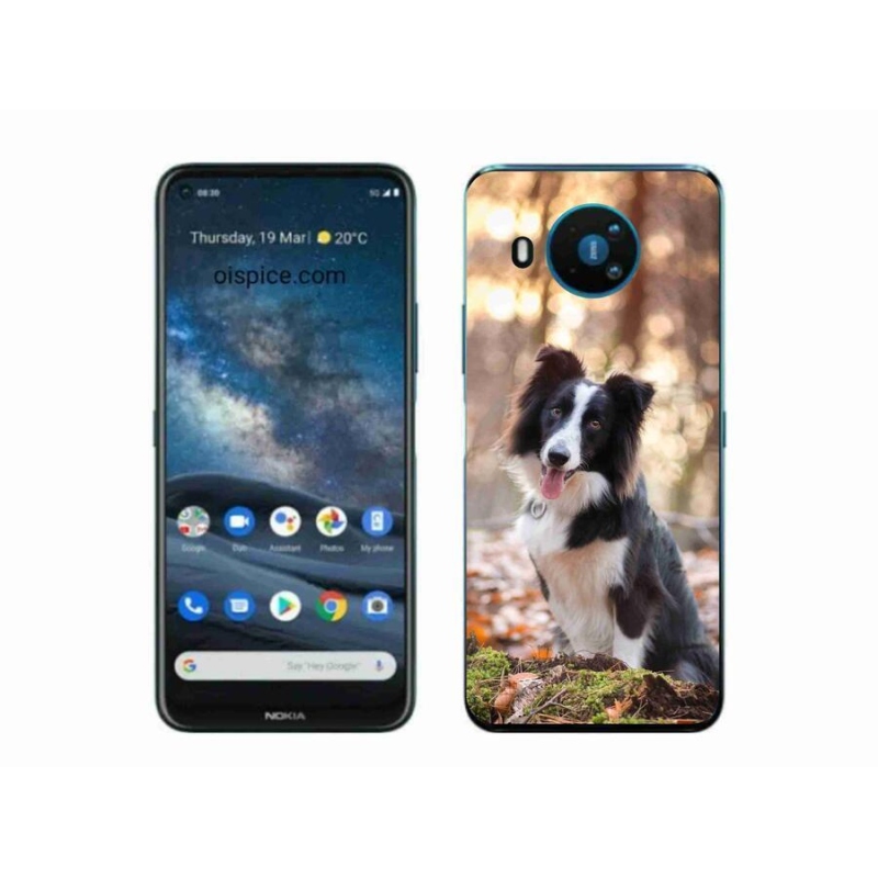 Zselés tok mmCase a Nokia 8.3 5G készülékhez - border colie 1