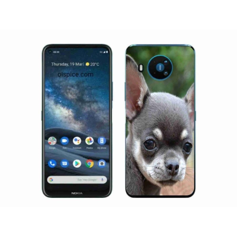Gél tok mmCase a Nokia 8.3 5G készülékhez - chihuahua