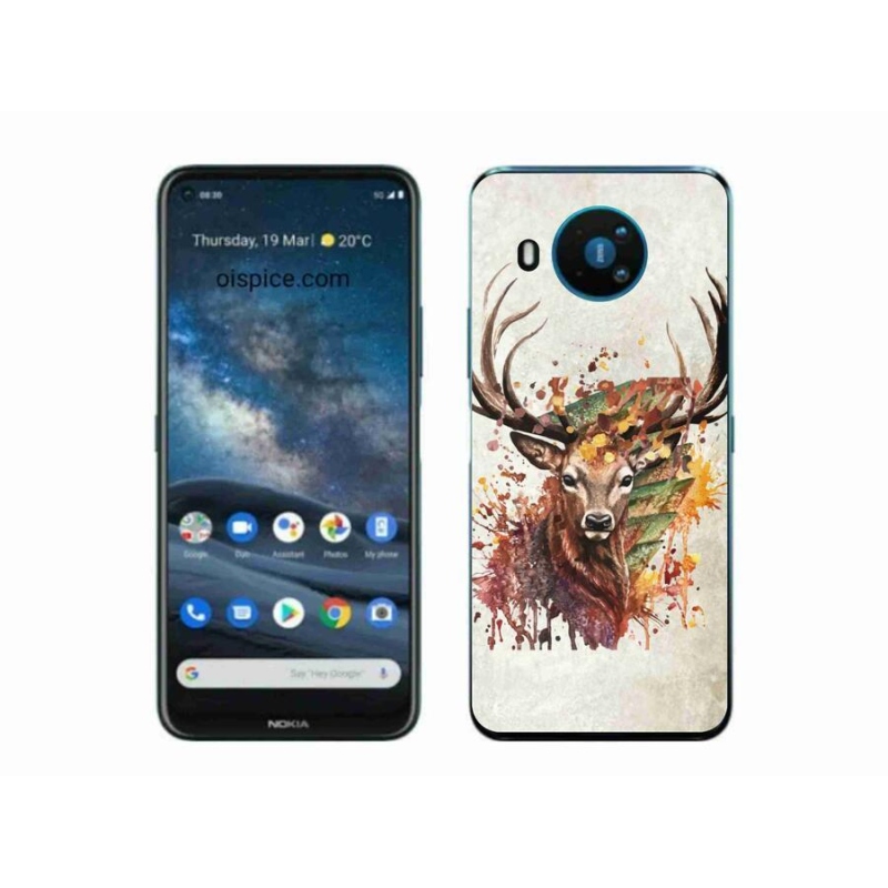 Gél tok mmCase a Nokia 8.3 5G készülékhez - szarvas 1