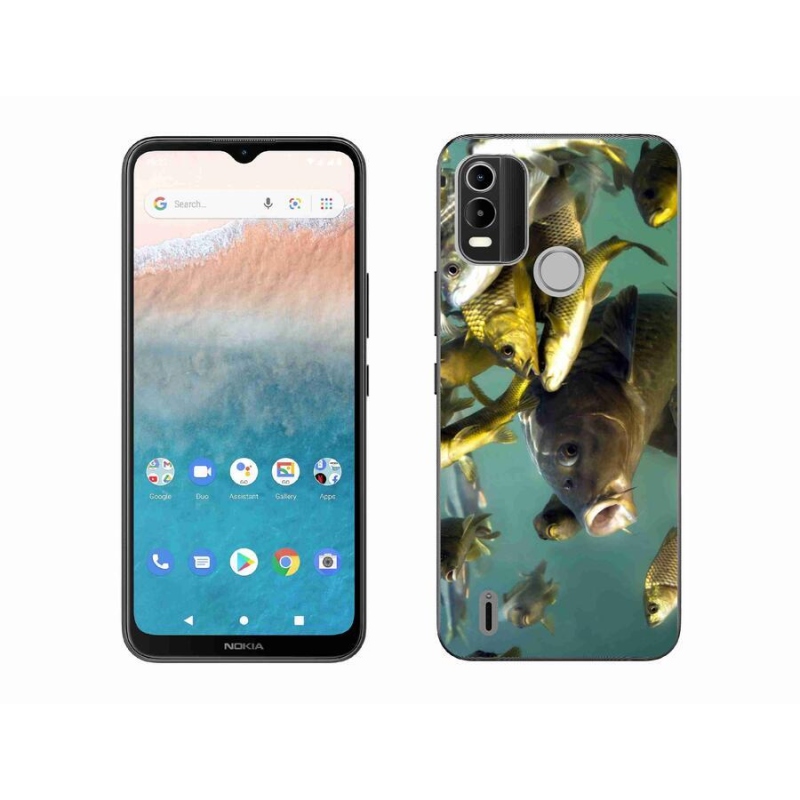 Gél tok mmCase mobiltelefonhoz Nokia C21 Plus - halraj - mmCase mobilhoz