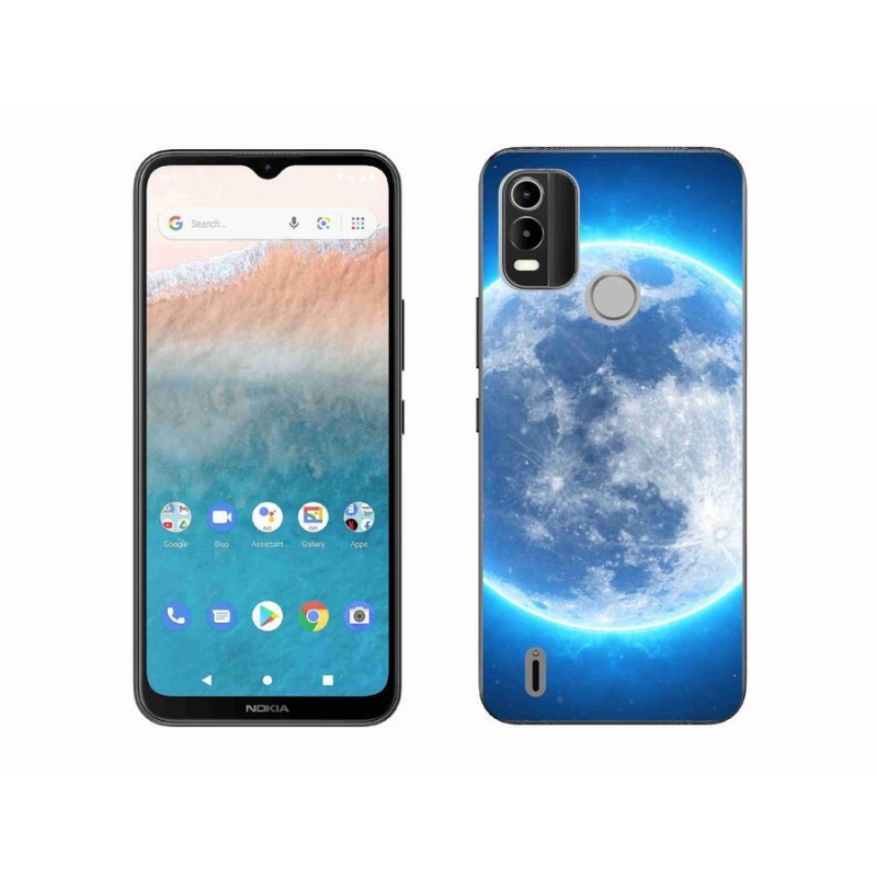Gél tok mmCase a Nokia C21 Plus készülékhez - földgömb alakú
