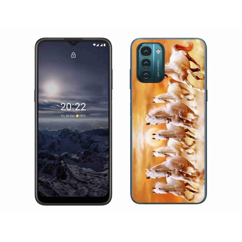 Gél tok mmCase mobiltelefonhoz Nokia G11/G21 - lovak 2