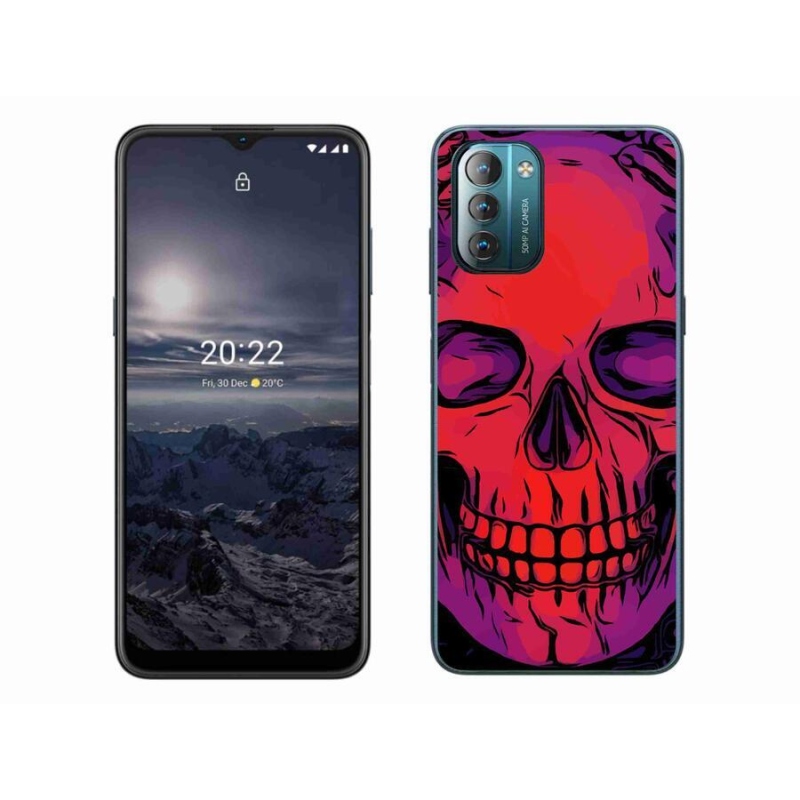 Gél tok mmCase a Nokia G11/G21 készülékhez - koponya