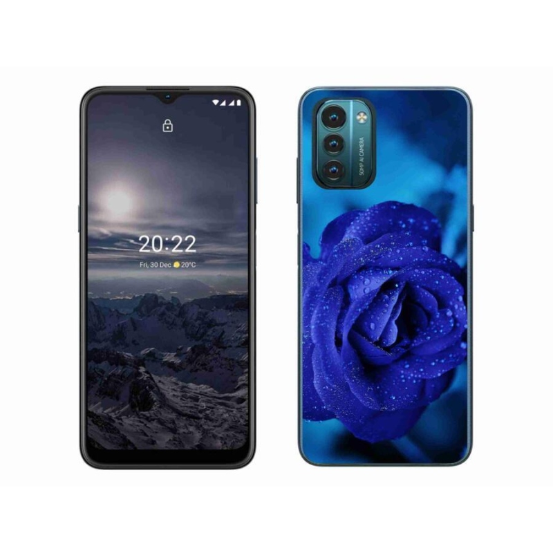 Gél tok mmCase a Nokia G11/G21 készülékhez - kék rózsa