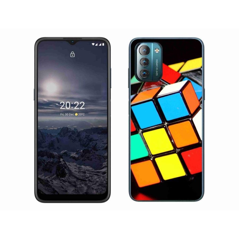Gél tok mmCase mobiltelefonhoz Nokia G11/G21 - Rubik-kocka