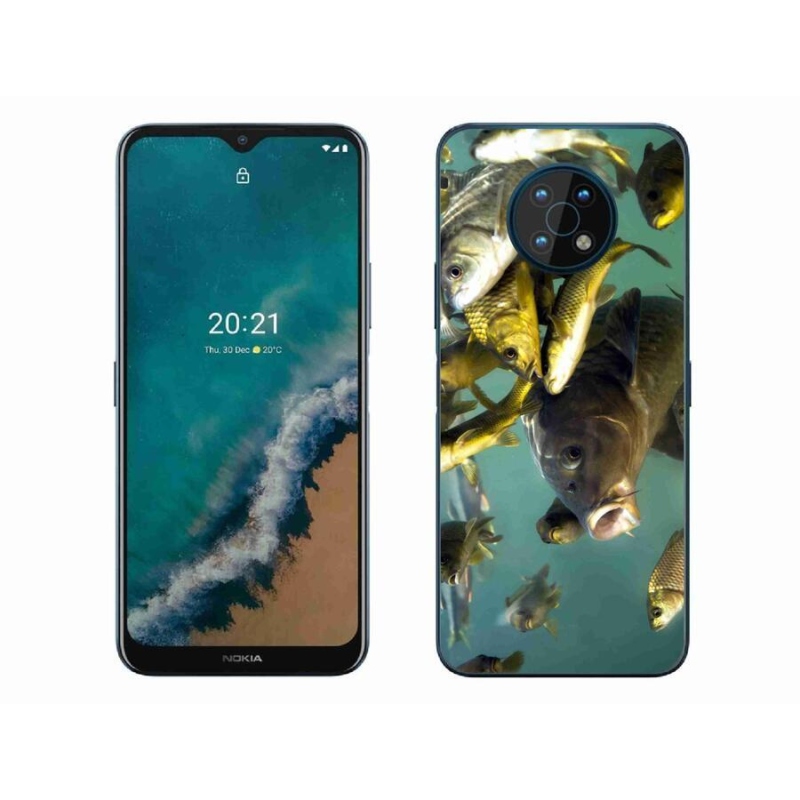 Gél tok mmCase mobiltelefonhoz Nokia G50 - halak iskolája