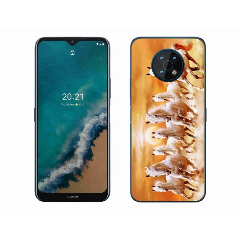 Gél tok mmCase mobiltelefonhoz Nokia G50 - lovak 2
