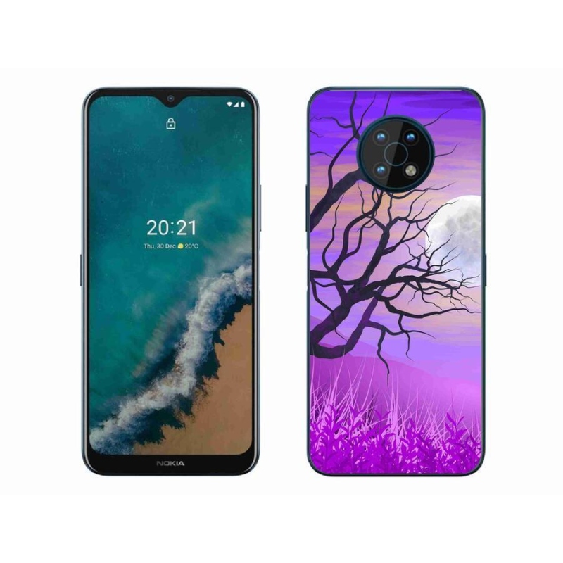 Gél tok mmCase a Nokia G50 mobiltelefonhoz - rajzfilmes kidőlt fa