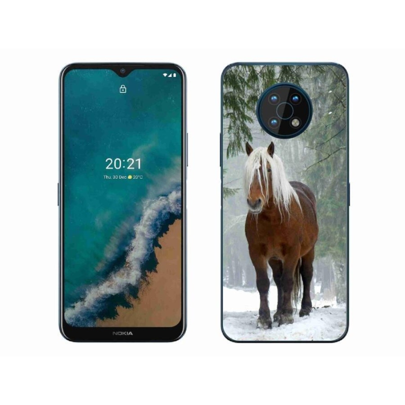 Gél tok mmCase a Nokia G50 mobilhoz - ló az erdőben