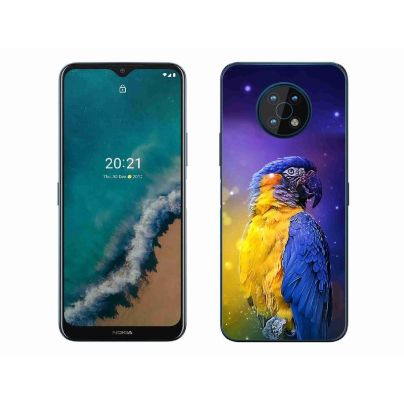 Gél tok mmCase mobiltelefonhoz Nokia G50 - papagáj ara 1