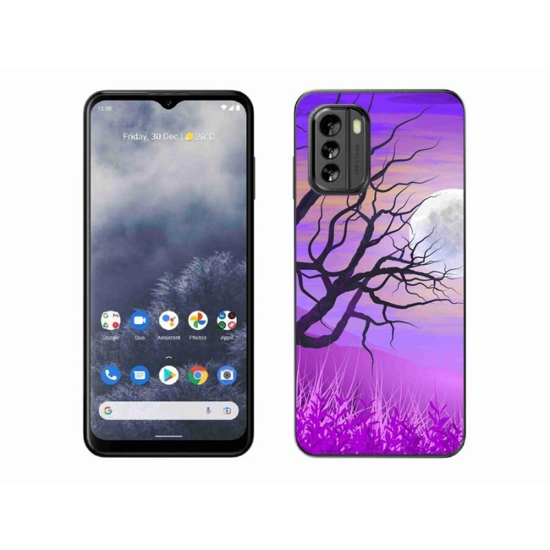 Gél tok mmCase a Nokia G60 5G mobilhoz - rajzfilmes kidőlt fa