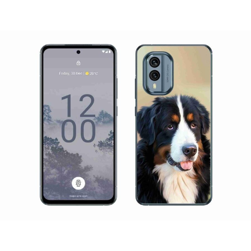 Gél tok mmCase a Nokia X30 5G készülékhez - Berni hegyi kutya