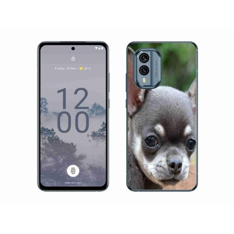Gél tok mmCase mobiltelefonhoz Nokia X30 5G - chihuahua
