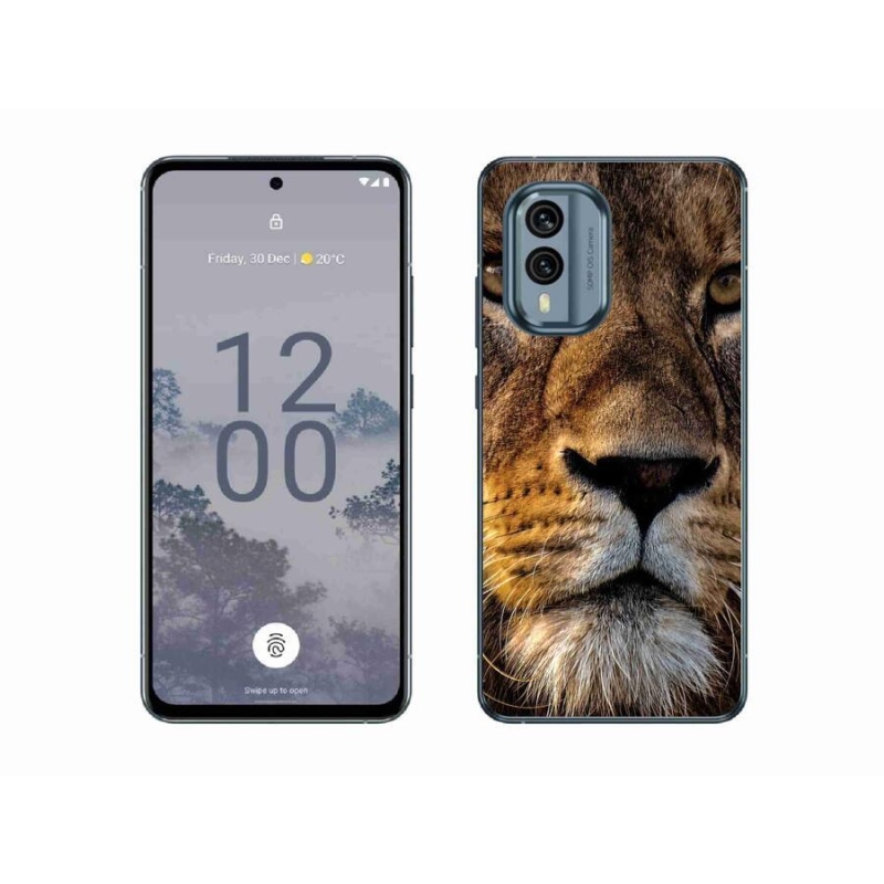 Gél tok mmCase a Nokia X30 5G készülékhez - oroszlán