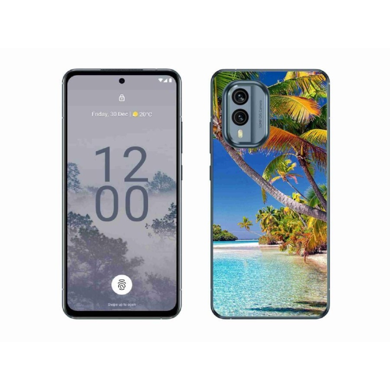 Gél tok mmCase a Nokia X30 5G készülékhez - tengerparton