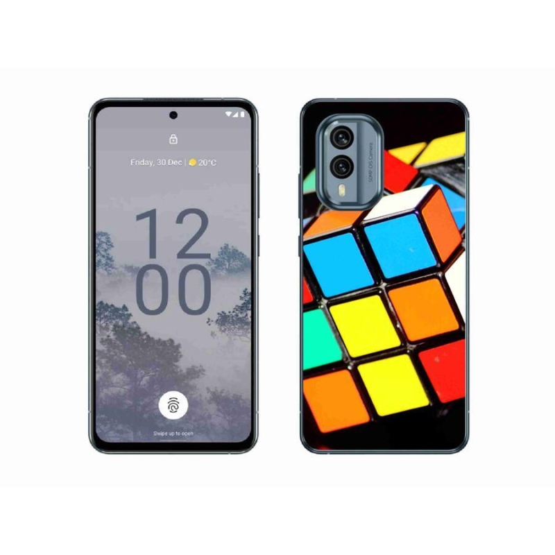 Gél tok mmCase a Nokia X30 5G készülékhez - Rubik-kocka