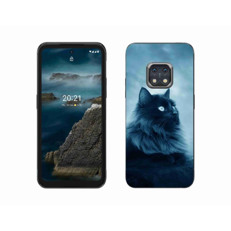 Gél tok mmCase a Nokia XR20 készülékhez - fekete cat 1