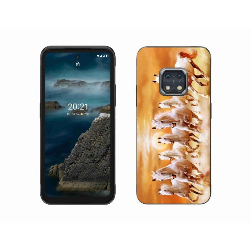 Gél tok mmCase mobiltelefonhoz Nokia XR20 - lovak 2