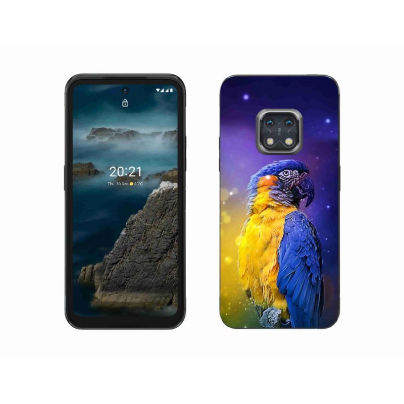 Gél tok mmCase mobiltelefonhoz Nokia XR20 - papagáj ara 1