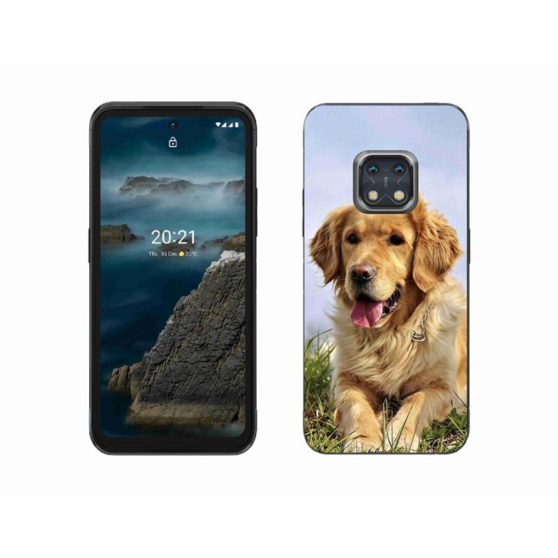 Gél tok mmCase mobiltelefonhoz Nokia XR20 - arany retriever