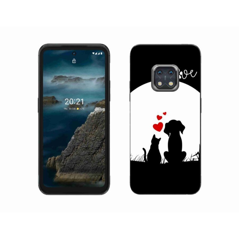 Gél tok mmCase mobiltelefonhoz Nokia XR20 - állatszerelem