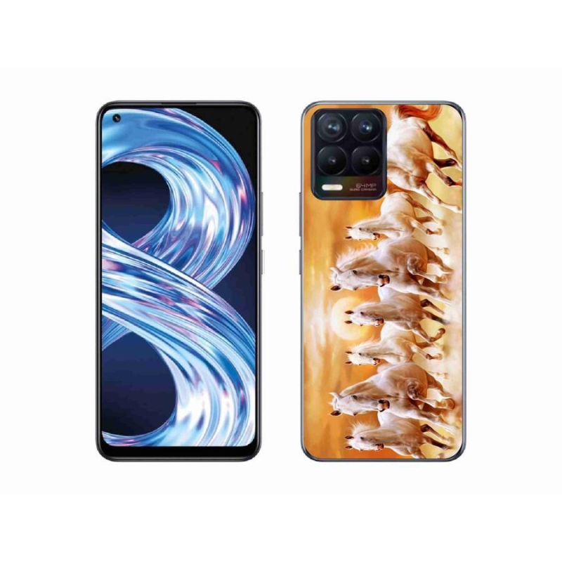 Gél tok mmCase mobilhoz Realme 8 4G - lovak 2