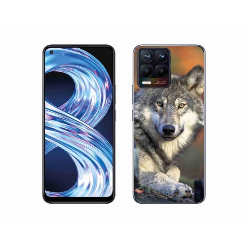 Gél tok mmCase a Realme 8 4G-hez - farkas