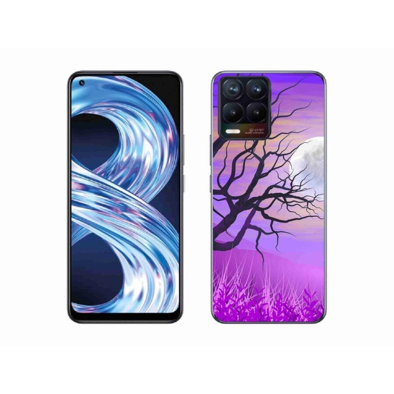 Gél tok mmCase mobilhoz Realme 8 Pro - rajzfilmes kidőlt fa
