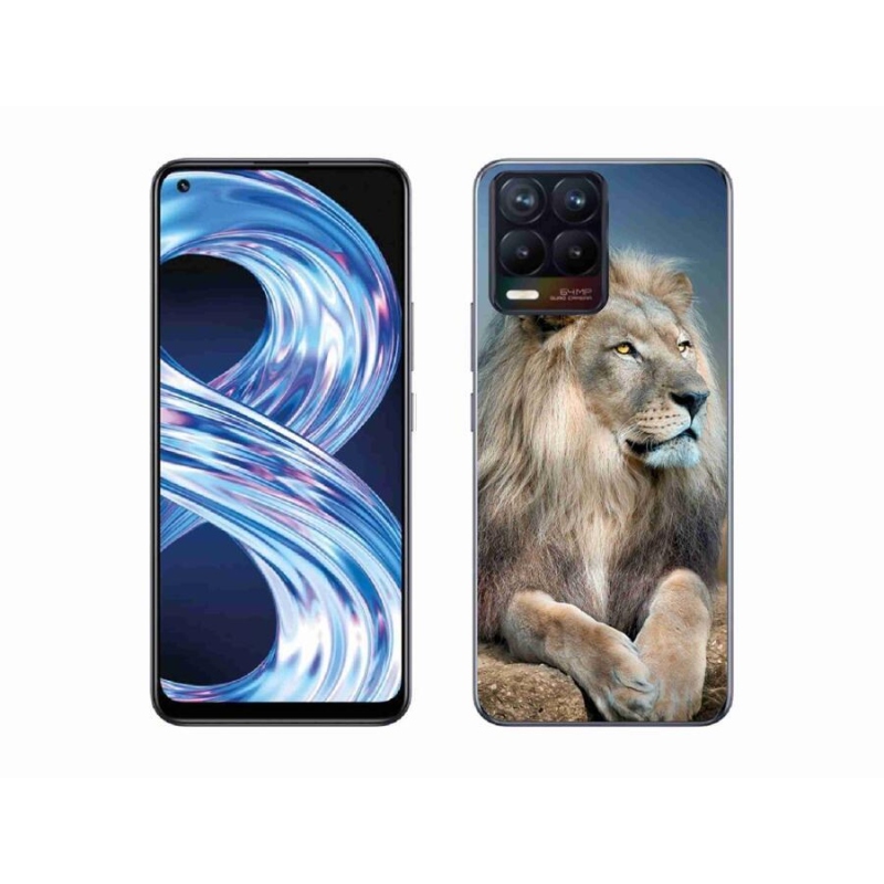 Gél tok mmCase a Realme 8 Pro készülékhez - Lion 1