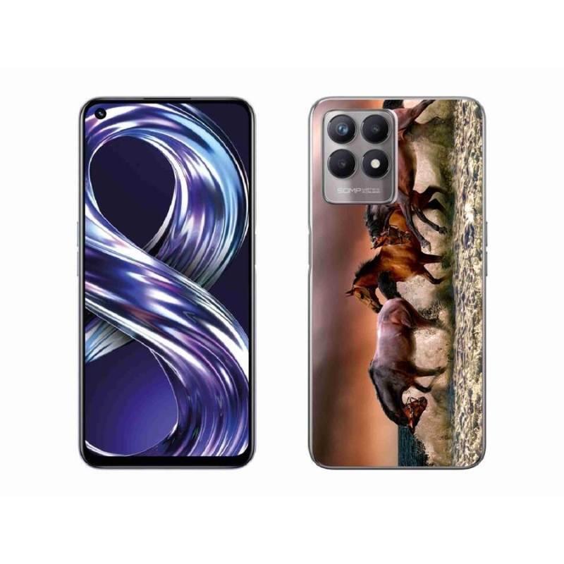 Gél tok mmCase mobilhoz Realme 8i - lovak 1