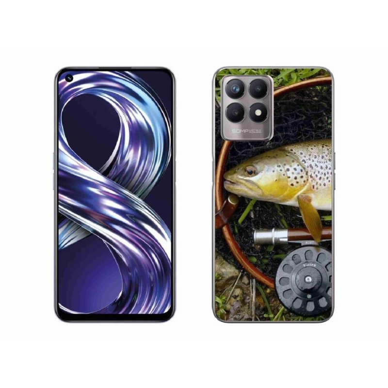 Gél tok mmCase mobilhoz Realme 8i - pisztráng 2