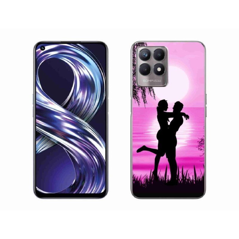 Gél tok mmCase a Realme 8i készülékhez - naplemente