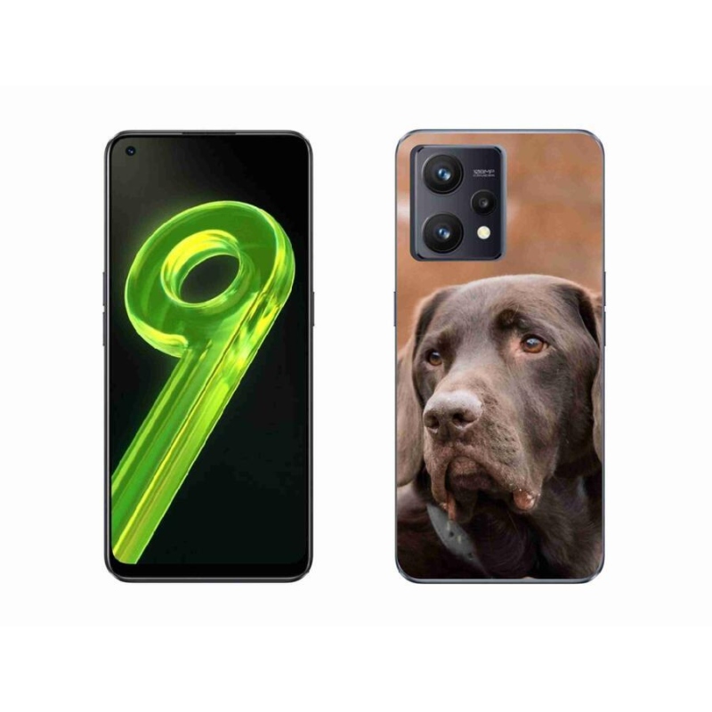Gél tok mmCase a Realme 9 4G készülékhez - barna labrador