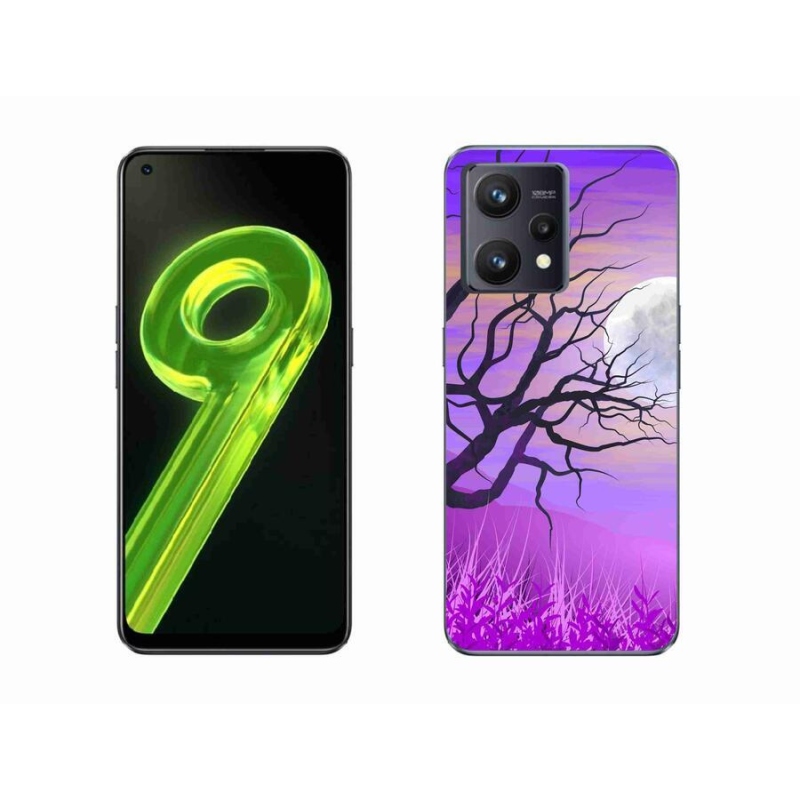 Gél tok mmCase mobilhoz Realme 9 4G - rajzfilmes kidőlt fa