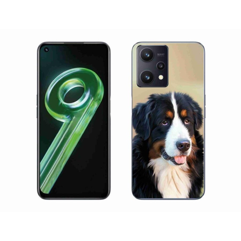 Gél tok mmCase mobiltelefonhoz Realme 9 5G - Berni hegyi kutya