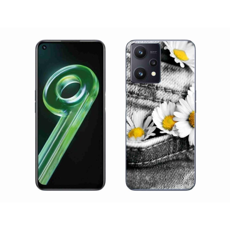 Gél tok mmCase mobilhoz Realme 9 5G - százszorszépek