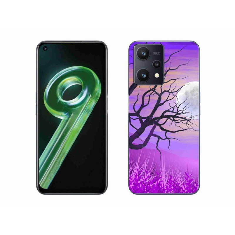 Gél tok mmCase mobilhoz Realme 9 5G - rajzfilmes kidőlt fa