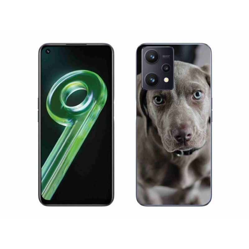 Gél tok mmCase mobilhoz Realme 9 5G - Weimaraner