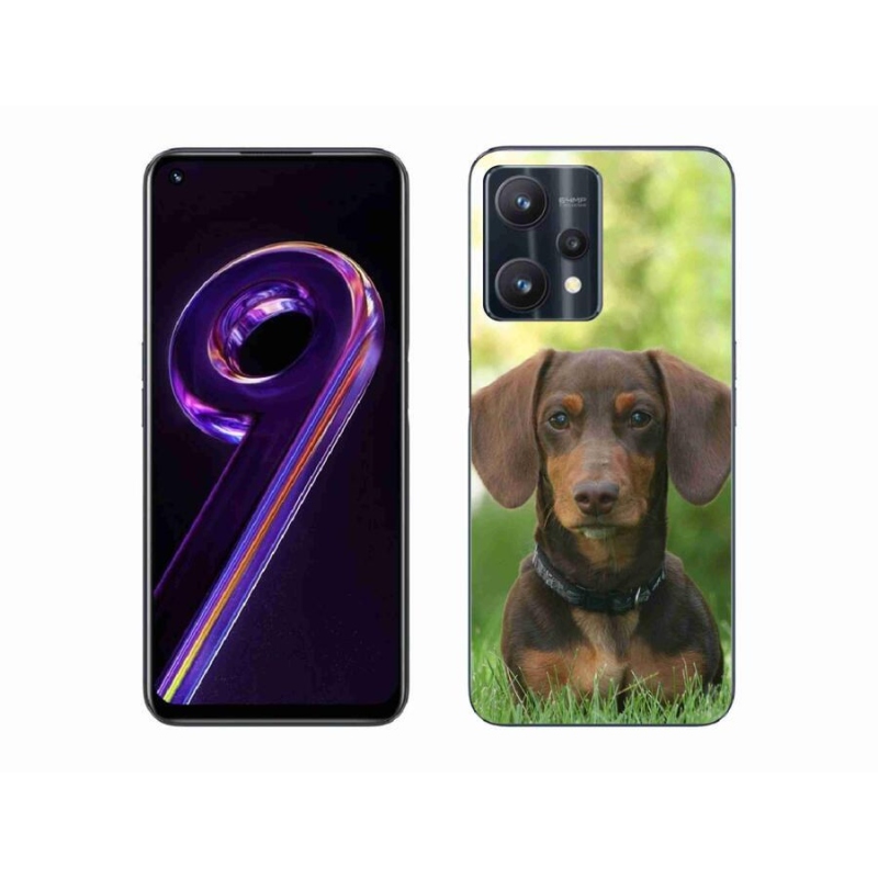 Gél tok mmCase a Realme 9 Pro 5G készülékhez - barna tacskó