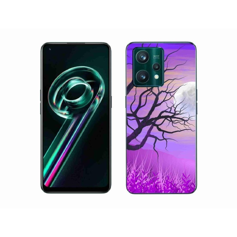 Gél tok mmCase a Realme 9 Pro+ 5G számára - rajzfilmes kidőlt fa