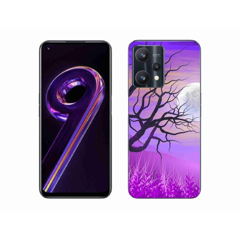 Gél tok mmCase a Realme 9 Pro 5G számára - rajzfilmes kidőlt fa