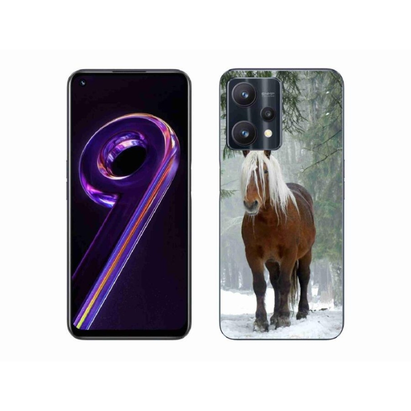 Gél tok mmCase a Realme 9 Pro 5G számára - ló az erdőben