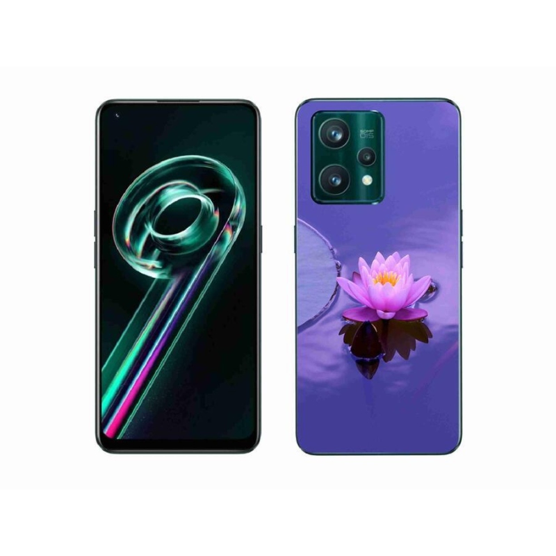 Gél tok mmCase a Realme 9 Pro+ 5G számára - virág a felületen