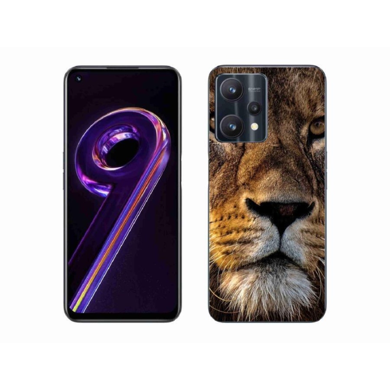 Gél tok mmCase a Realme 9 Pro 5G számára - oroszlán