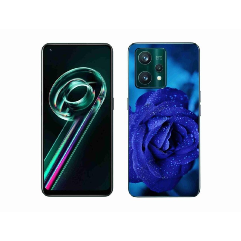 Gél tok mmCase a Realme 9 Pro+ 5G készülékhez - kék rózsa
