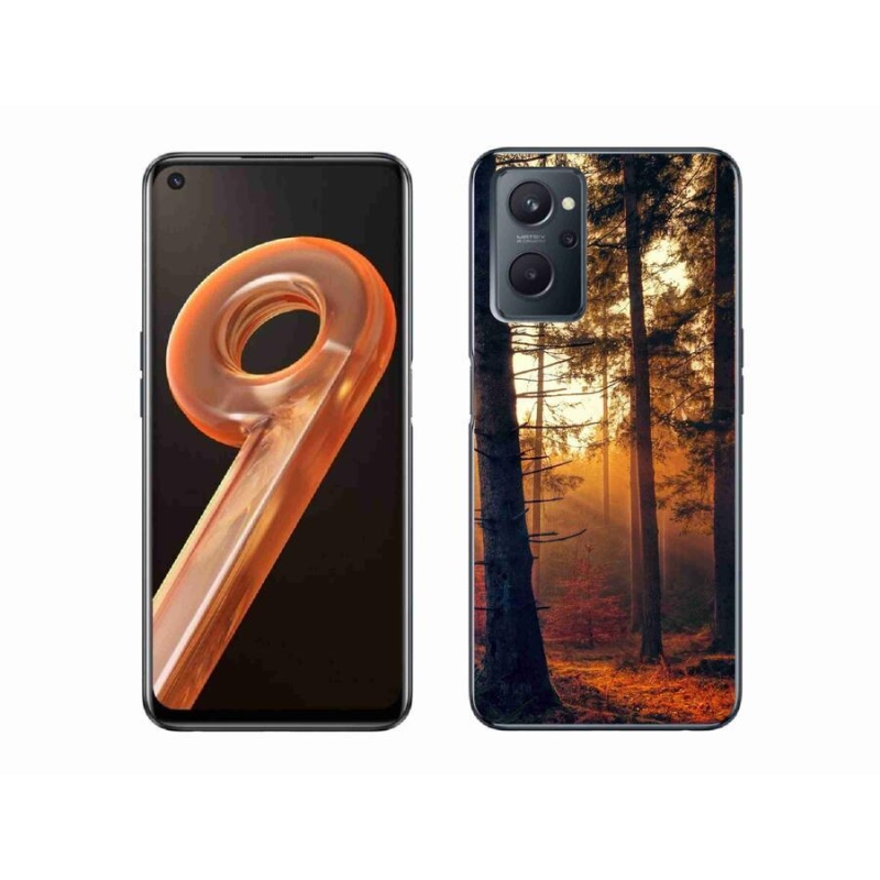 Gél tok mmCase mobiltelefonhoz Realme 9i - erdő
