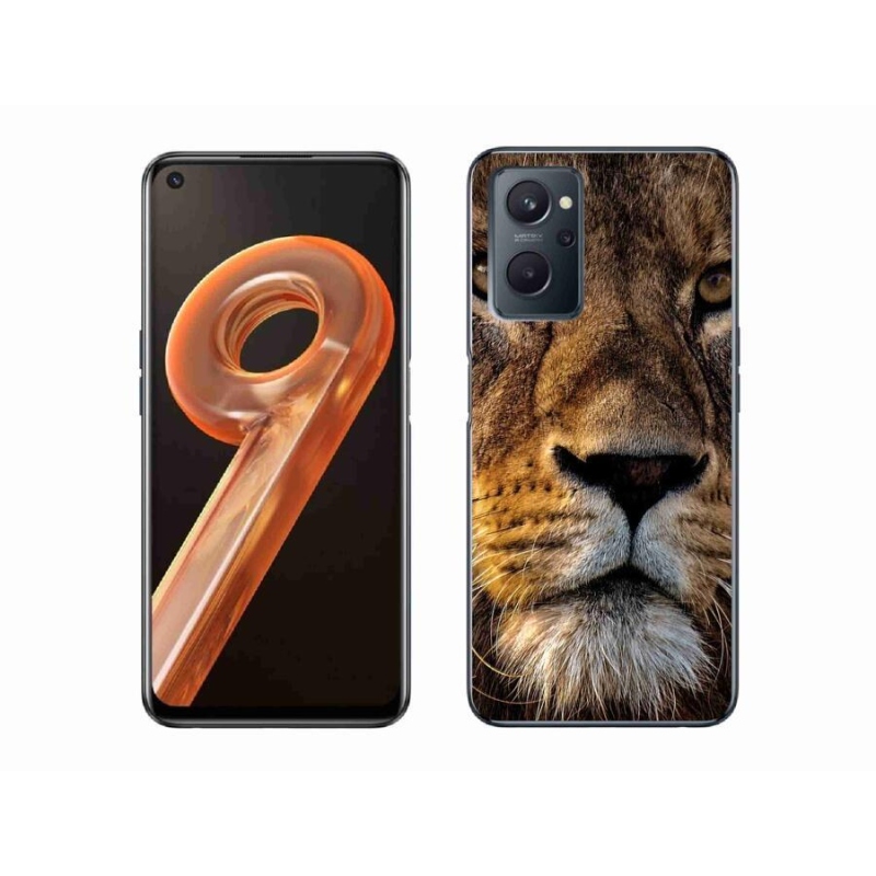 Gél tok mmCase mobilhoz Realme 9i - oroszlán