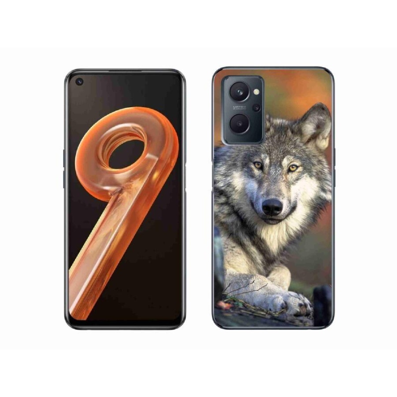 Gél tok mmCase mobilhoz Realme 9i - farkas