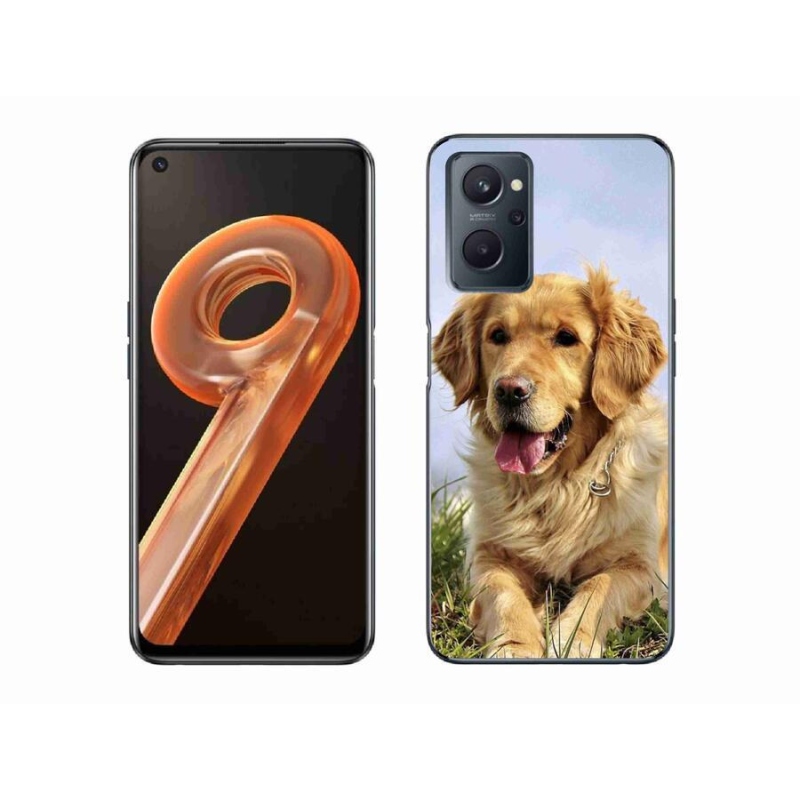 Gél tok mmCase mobiltelefonhoz Realme 9i - arany retriever