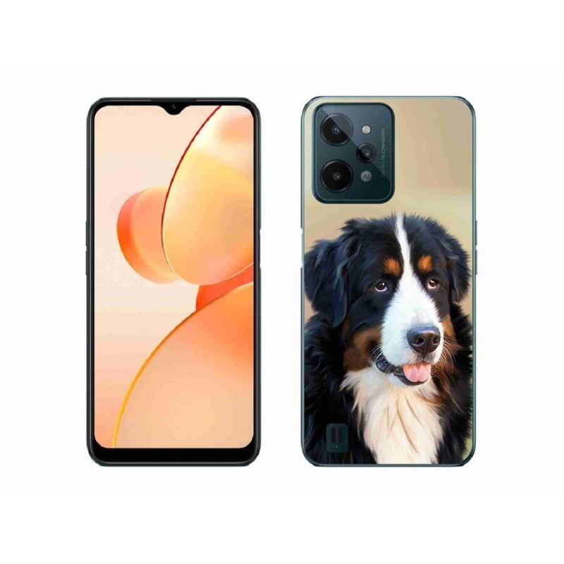 Gél tok mmCase mobiltelefonhoz Realme C31 - Berni hegyi kutya
